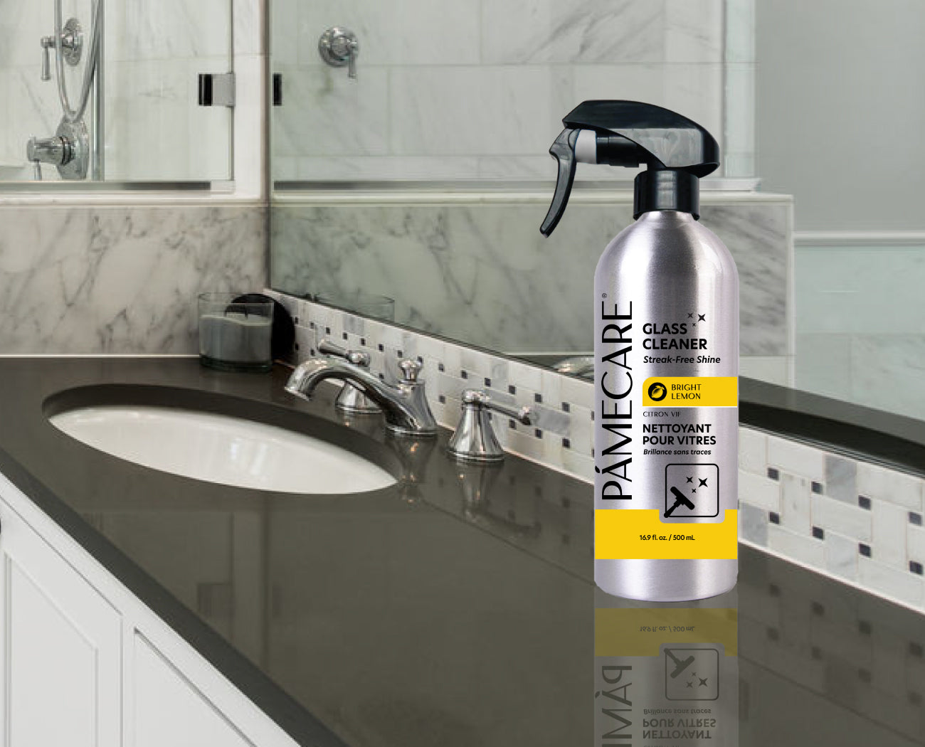 Glass Cleaner - Bright Lemon - 16.9oz/500mL